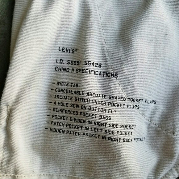 Levi's Chino Pants - Burnt Olive - Picture 6 of 7